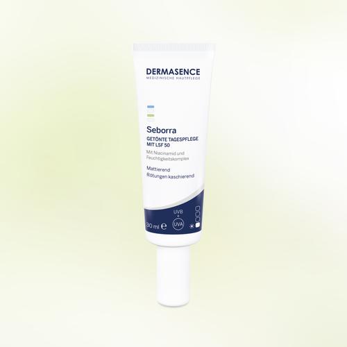Seborra Getinte Dagcrème SPF 50 — Bescherming · 30 ml
